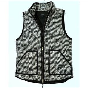 J crew herringbone vest hardly used!